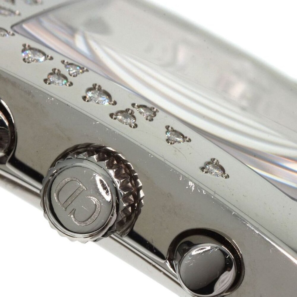 Dior Christian Riva Spark Ring Chronograph Watch SS Leather - Picture 15 of 15